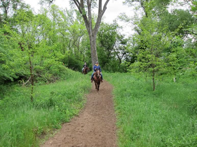 trail riding 