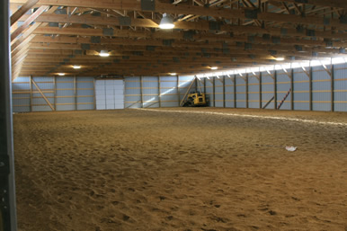 Dakota Stables horse arena