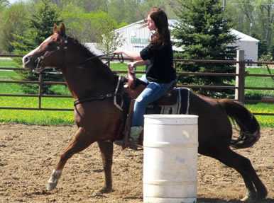 barrel racing
