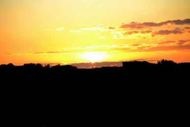 Dakota Stables sunset
